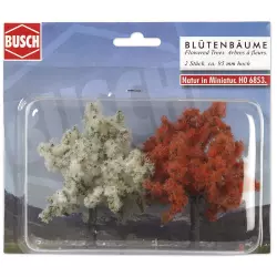 Busch 6853 Blooming trees 95mm x2