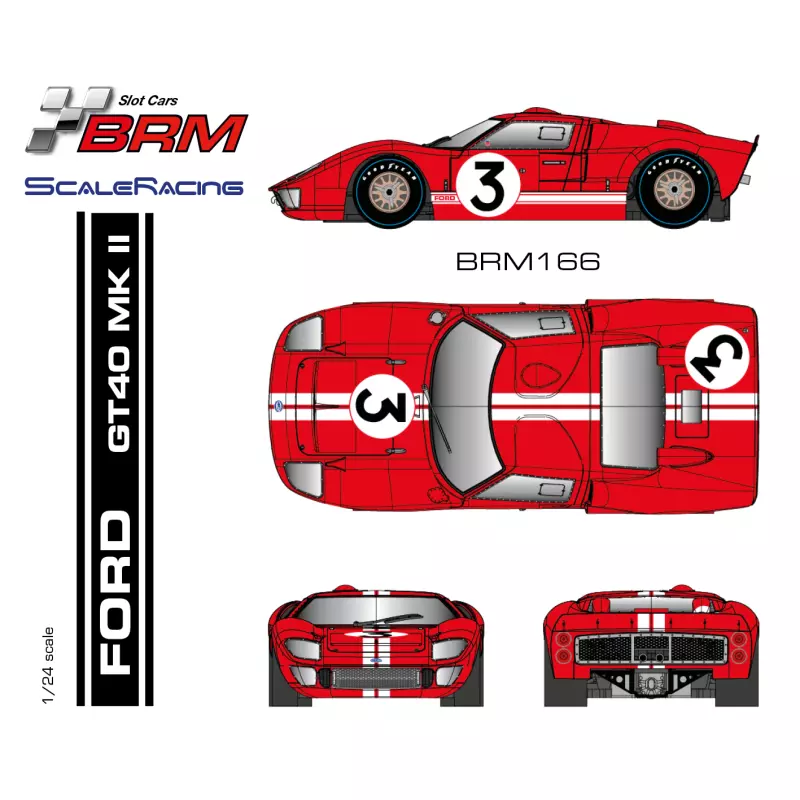 BRM Ford GT40 MKII n.3 –...
