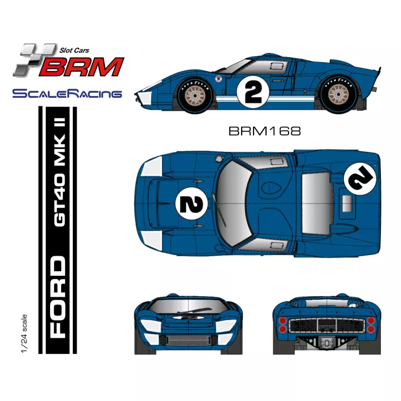 BRM Ford GT40 MKII n.2 –...