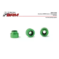BRM S-604B Supports de joint torique aluminium VERT h3.5mm pour système d'ouverture rapide (3 pcs)