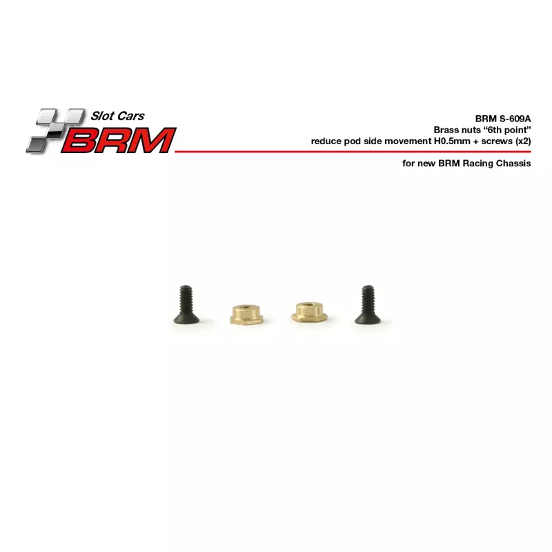 BRM S-609A Brass "nut 6th...