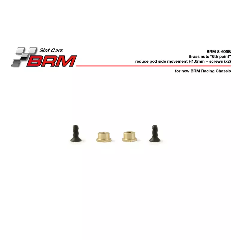 BRM S-609B Brass "nut 6th...