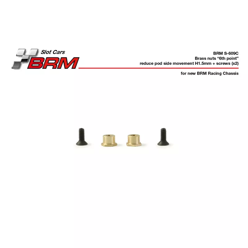 BRM S-609C Brass "nut 6th...