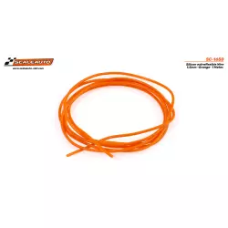 Scaleauto SC-1650 Câble silicone extra souple 1,5mm - Orange - 1 mètre