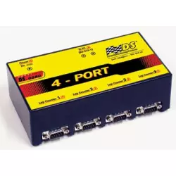 DS Racing Ds4Port Multi Lap Counter controller. Allow conneting up to 4 units of DS300, t