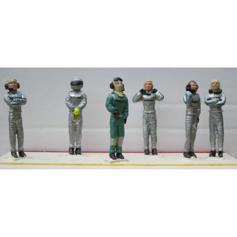 Slot Track Scenics SRA 03 Equipe de Stand au repos