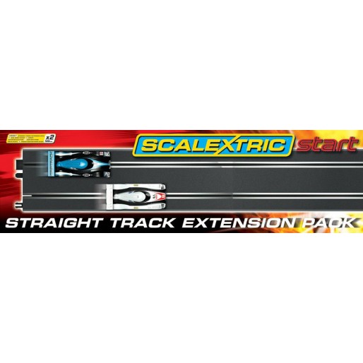 Scalextric Start Straight Track x2