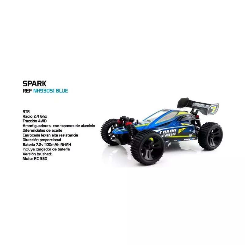 Ninco4RC NH93051 1/16 Spark Blue Buggy XB16 2.4G RTR