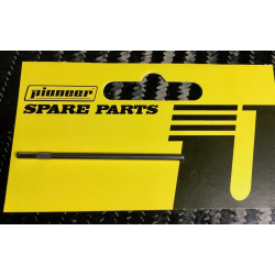 Pioneer Legends Rear Axle 2.38mm (3/32inch) diameter axle, Length 53mm, spur gear knurl