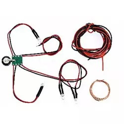 DS Racing Universal Lighting Kit with Permanent Front and Rear Lights