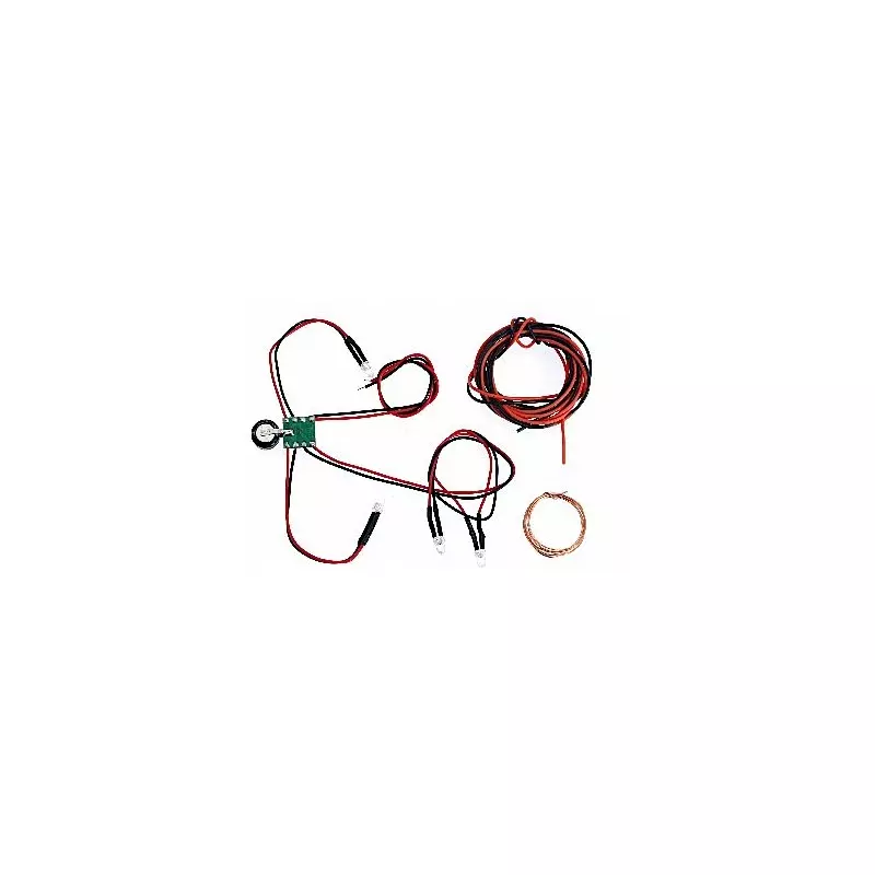 DS Racing Universal Lighting Kit with Permanent Front and Rear Lights