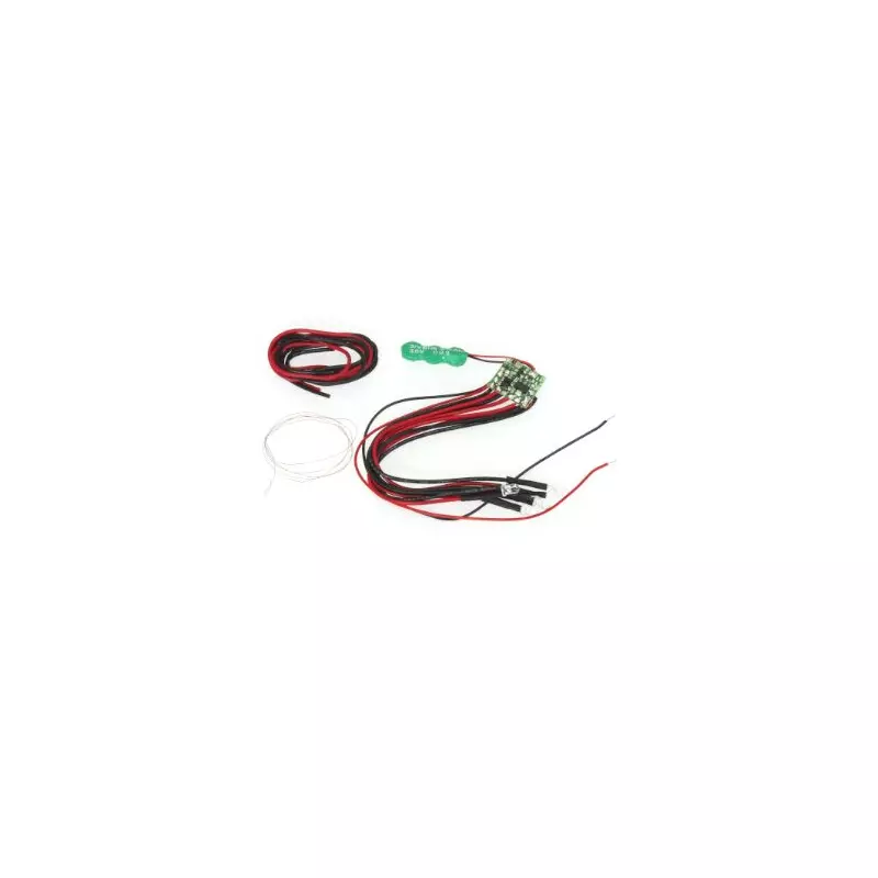 DS Racing Universal Lighting Kit with Permanent Front and Working Braking Rear Light