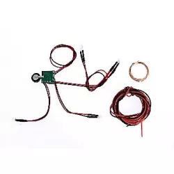DS Racing Universal Lighting Kit with Permanent Front and Working Braking Rear Light