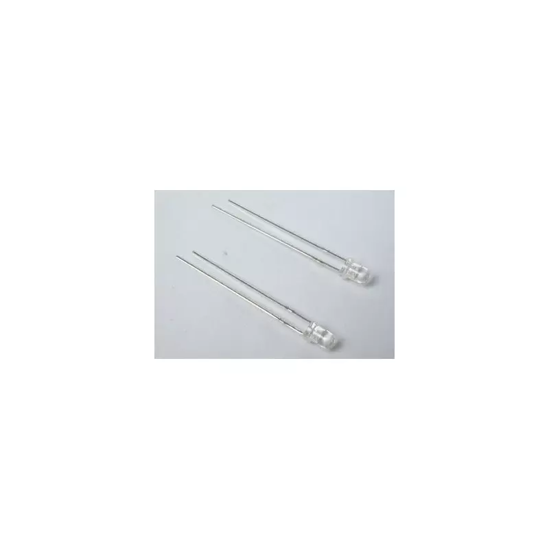  DS Racing White Xenon LED 3mm