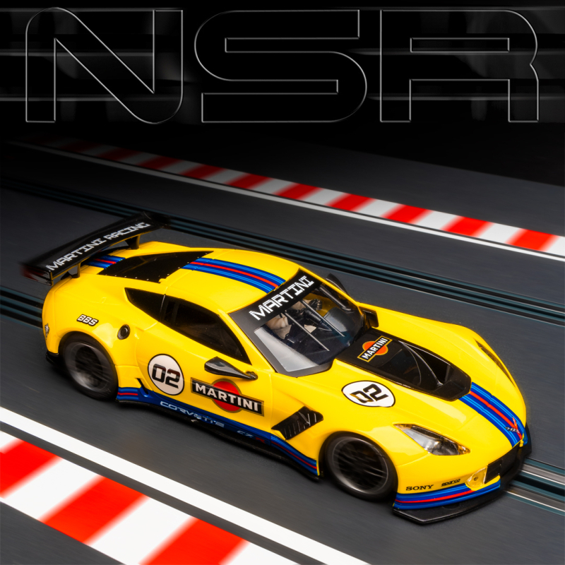 NSR Corvette C7.R - Martini Livery Yellow n.2 - Slot Car-Union