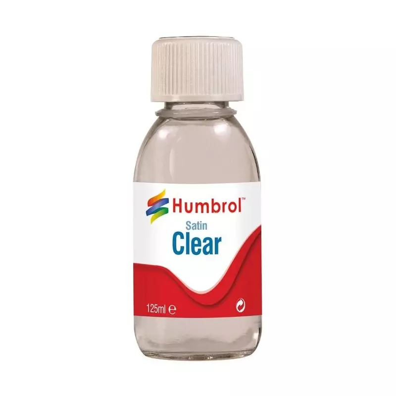  Humbrol AC7435 Satin Clear - 125ml Bottle