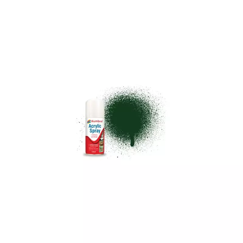 Humbrol AD6003 No. 3 Brunswick Green Gloss - 150ml Acrylic Spray Paint