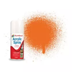 Humbrol AD6018 No. 18 Orange Gloss - 150ml Acrylic Spray Paint
