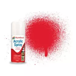 Humbrol AD6019 No. 19 Bright Red Gloss - 150ml Acrylic Spray Paint