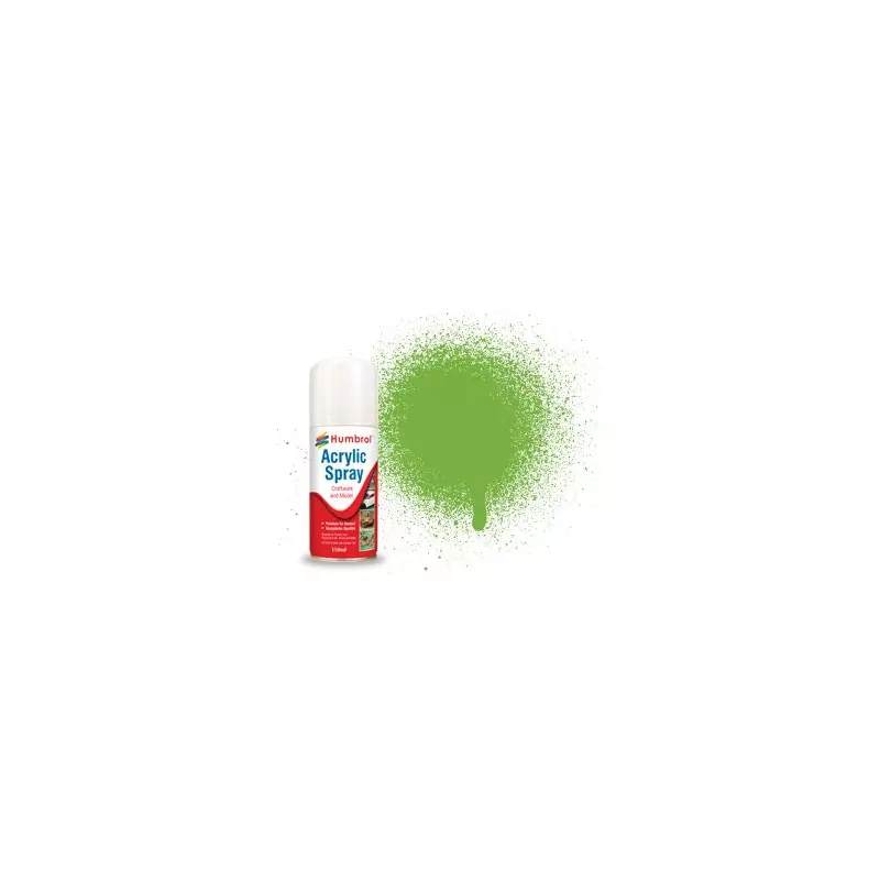  Humbrol AD6038 No. 38 Lime Gloss - 150ml Acrylic Spray Paint