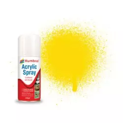 Humbrol AD6016 No. 69 Yellow Gloss - 150ml Acrylic Spray Paint