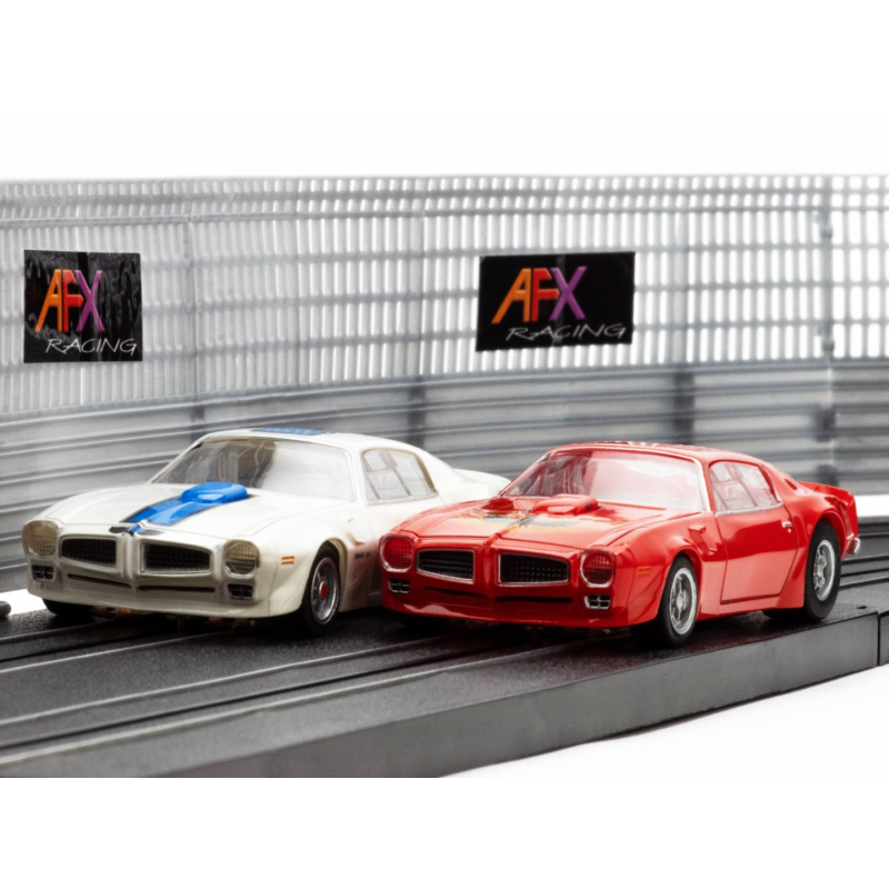AFX Mega-G+ 1973 Pontiac Firebird Trans Am Red HO Slot Car