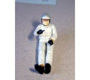 LE MANS miniatures Figure Driver sitting in the car of the 60/70’s