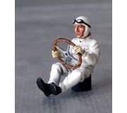 LE MANS miniatures Figure Driver of the 1930/50 sit in the car