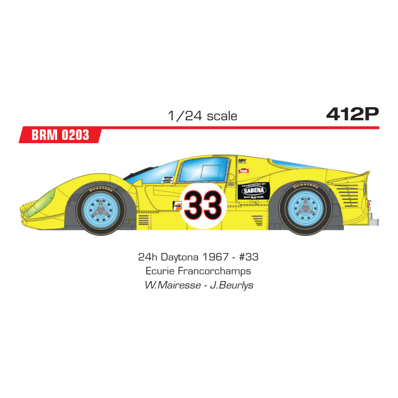 BRM 412P Ecurie...