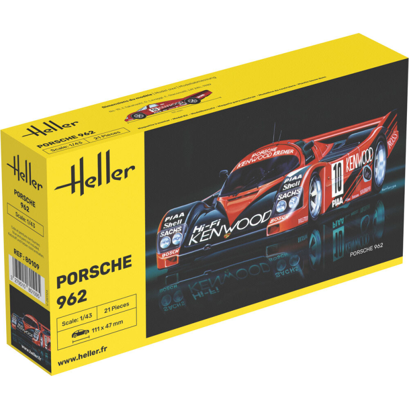 Heller Porsche 962 en 1:43