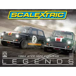 Scalextric C3586A Touring Car Legends 1964 ATCC Mini Coopers