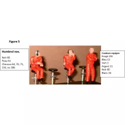 Slot Track Scenics Fig. 5 Pit Wall Figures Pack A