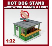 Proses LS-316 Kit Stand de Hot Dog avec Lumière et Bannière Rotative
