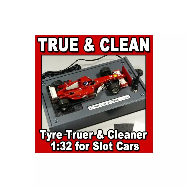 Proses TC-401 Tyre Truer & Cleaner for 1:32 Slot Cars with 220V Adaptor