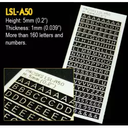 Proses LSL-A50 Laser-Cut Letters 5mm (1/5 inch)