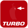 At the push of a button turbo speed