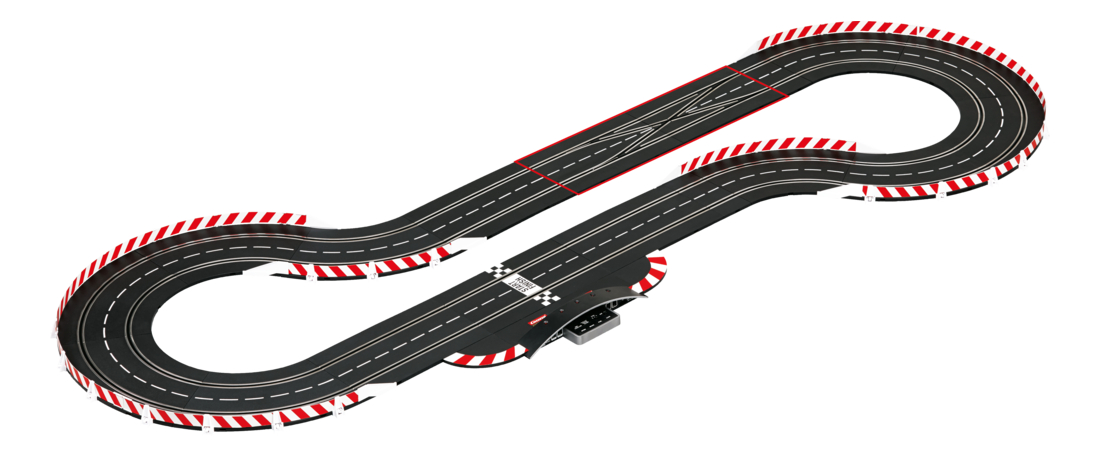 DIGITAL SLOT CAR TRACK FOR THE WHOLE FAMILY